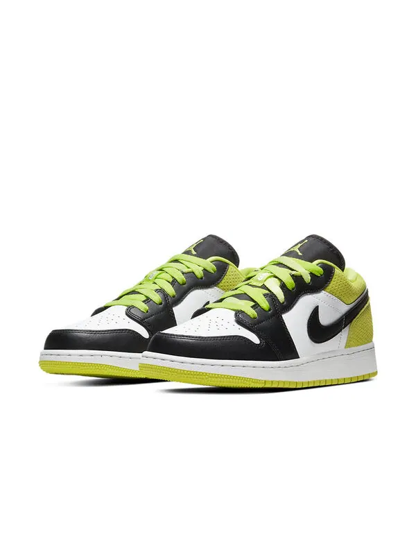 Кроссовки 1 low se Air Jordan — изображение 3 из 4, белый/желтый