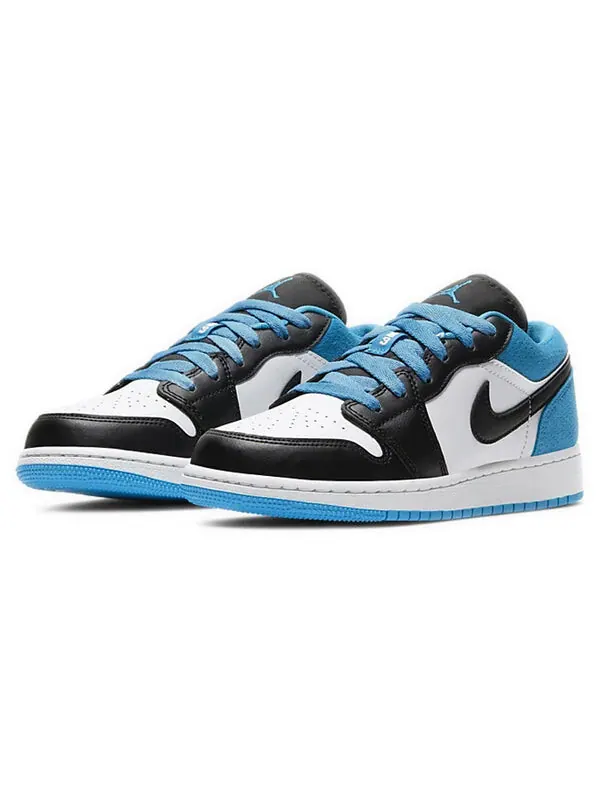 Кроссовки 1 low se Air Jordan — изображение 3 из 4, черный/синий/белый