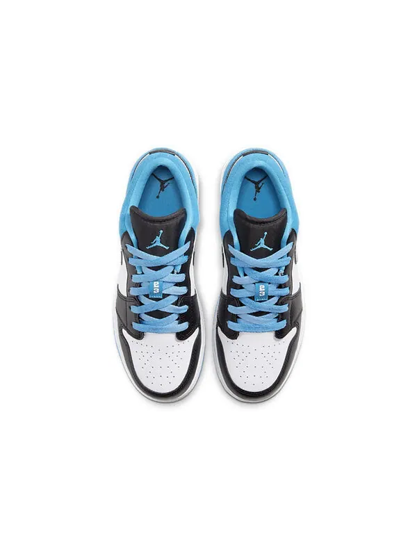 Кроссовки 1 low se Air Jordan — изображение 4 из 4, черный/синий/белый