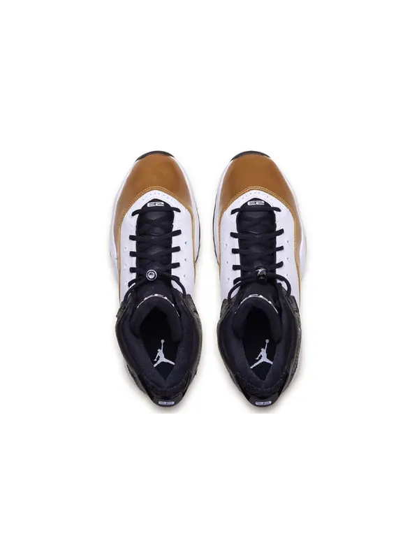 Кроссовки b'loyal 'white black gold' Air Jordan — изображение 2 из 4, белый
