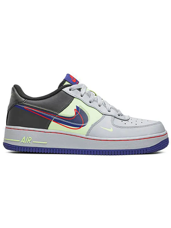 Кроссовки air force 1 низкие Nike — изображение 2 из 4, серый/синий