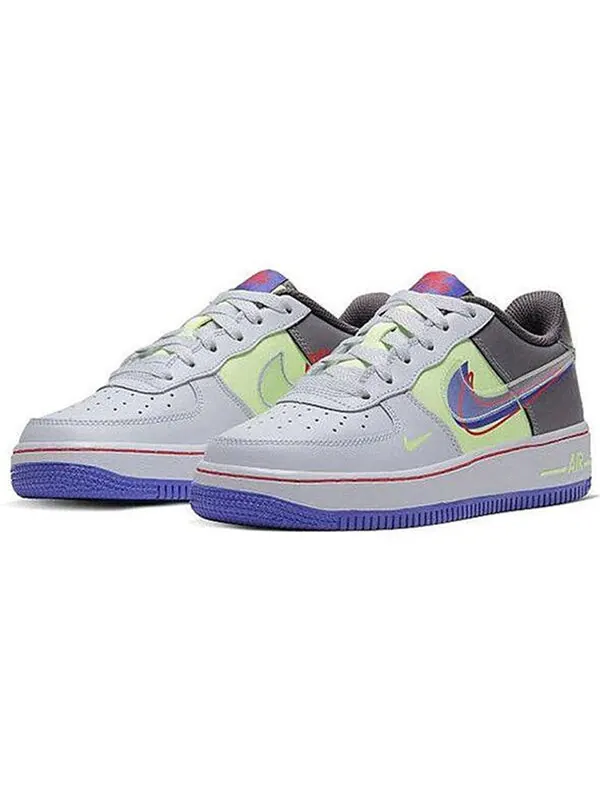 Кроссовки air force 1 низкие Nike — изображение 3 из 4, серый/синий