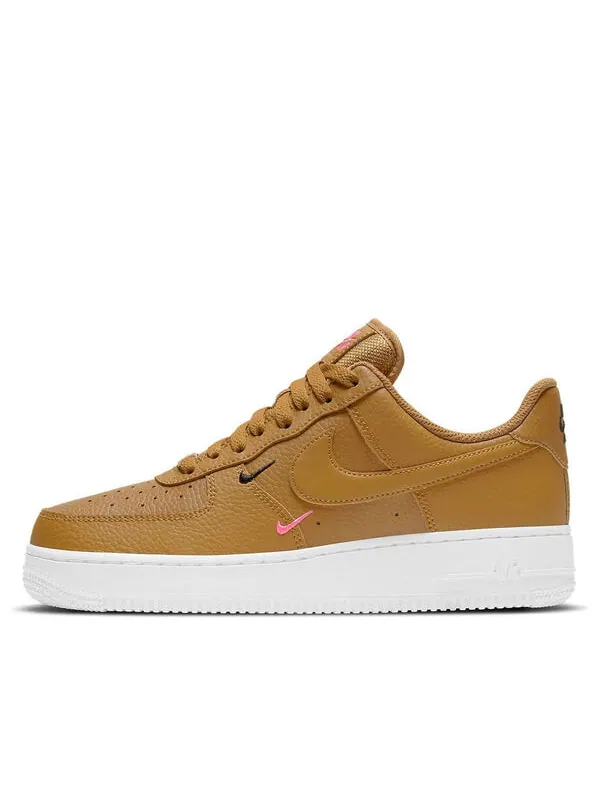 Кроссовки air force 1 '07 essential 'wheat' Nike — изображение 1 из 4, коричневый/синий/розовый
