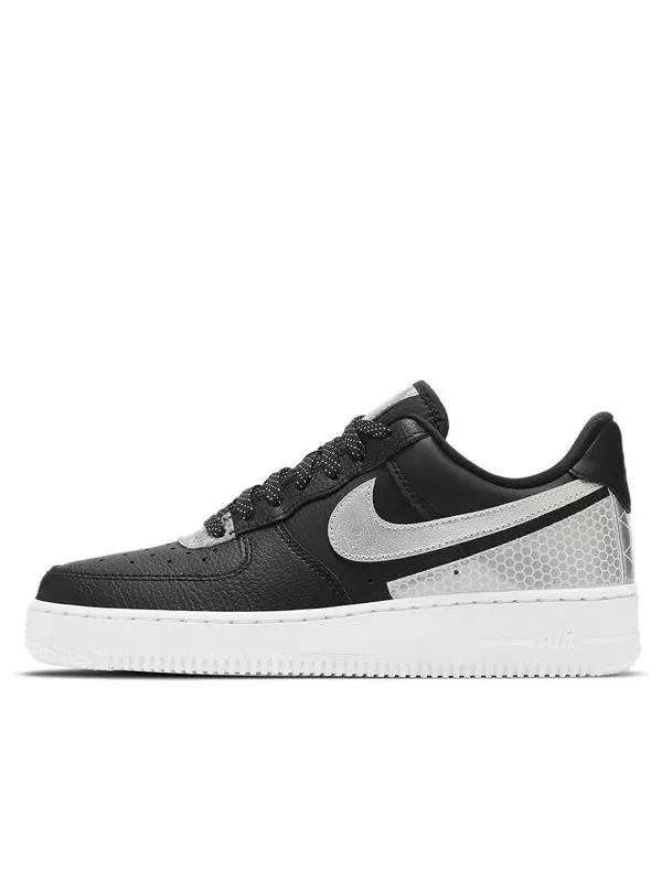 Кроссовки x 3m air force 1 '07 se 'black' Nike — изображение 1 из 4, черный серебристый