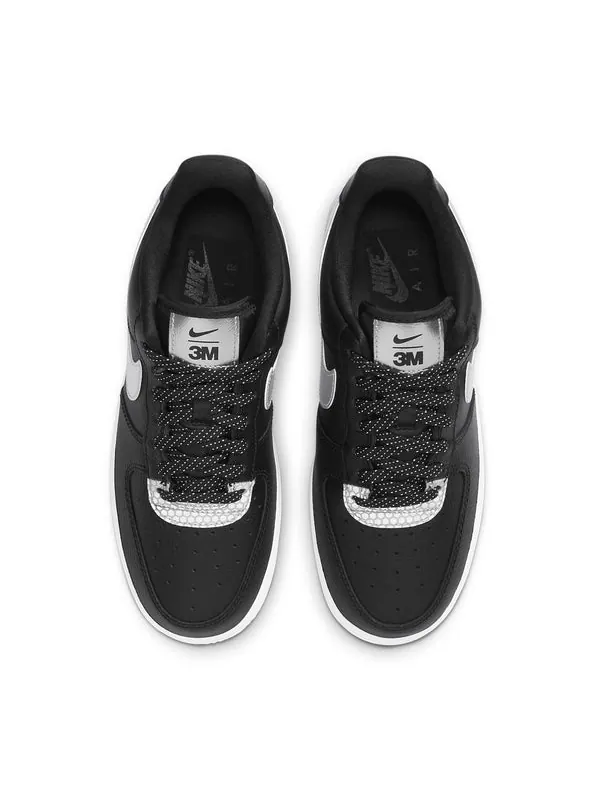 Кроссовки x 3m air force 1 '07 se 'black' Nike — изображение 4 из 4, черный серебристый