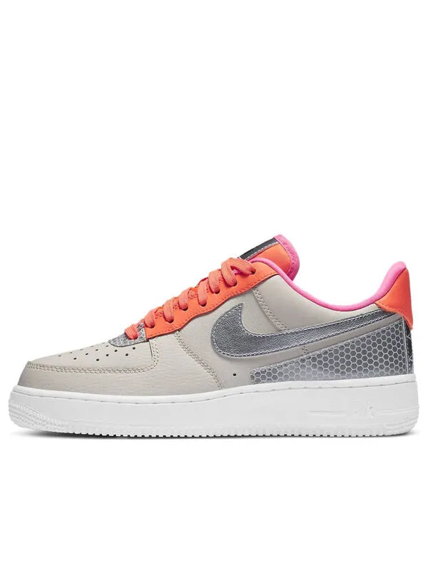 Кроссовки x 3m air force 1 '07 se 'light orewood brown' Nike — изображение 1 из 4, металлик серебристый