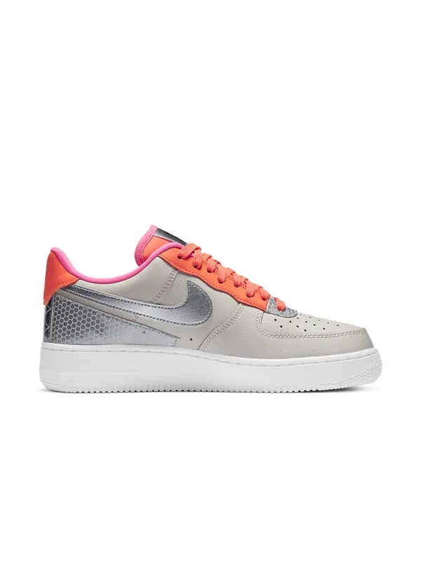 Кроссовки x 3m air force 1 '07 se 'light orewood brown' Nike — изображение 2 из 4, металлик серебристый