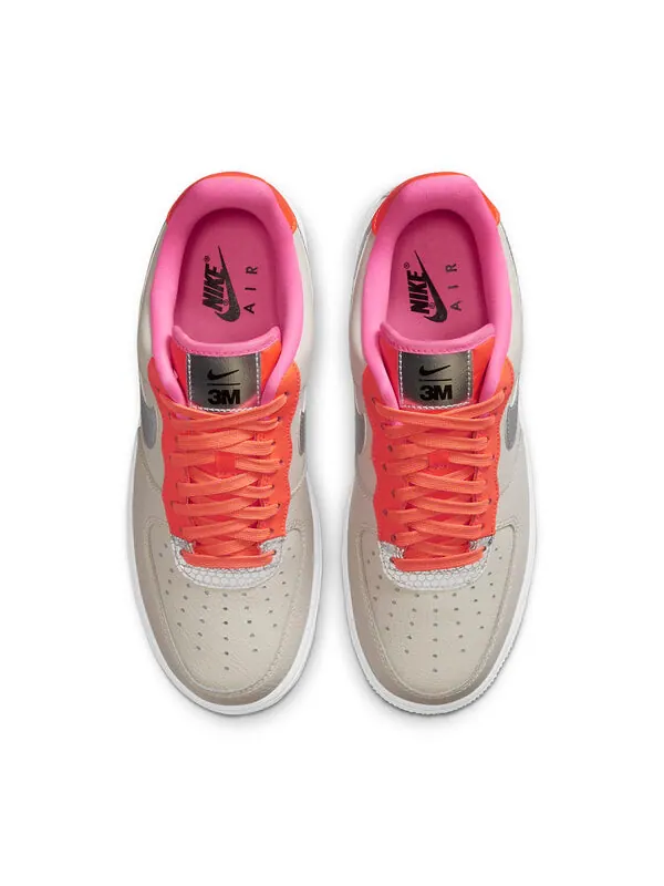 Кроссовки x 3m air force 1 '07 se 'light orewood brown' Nike — изображение 4 из 4, металлик серебристый