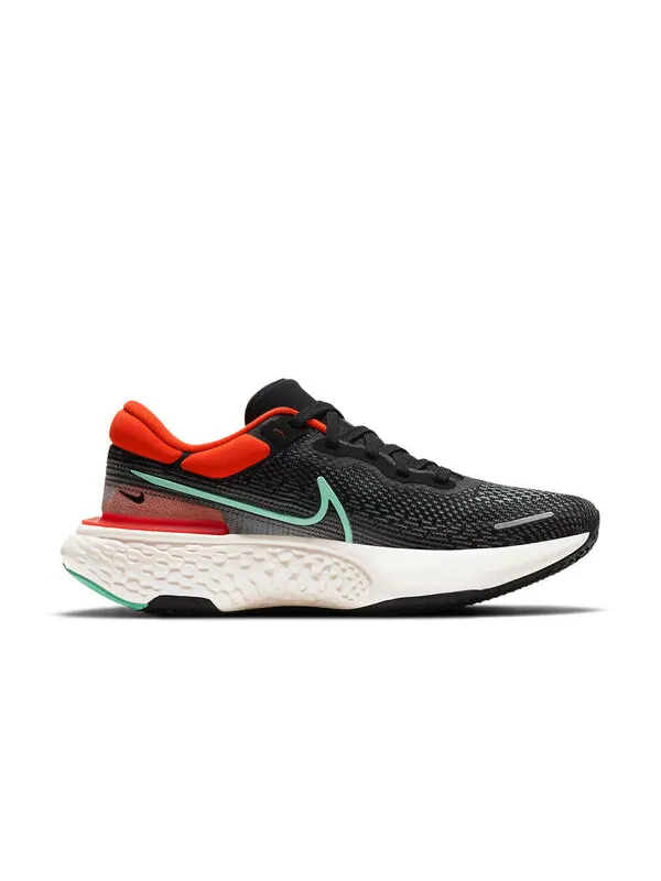 Кроссовки zoomx invincible run flyknit Nike — изображение 2 из 4, черный/зеленый/красный