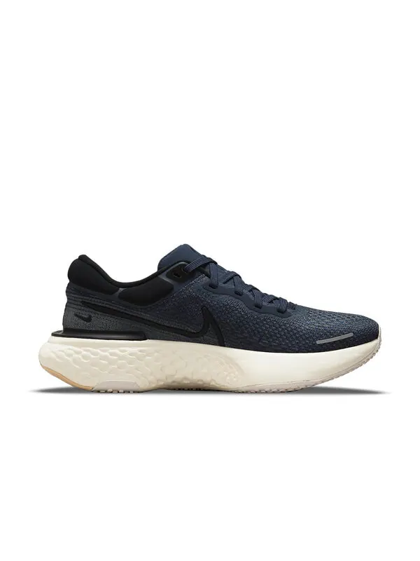 Кроссовки zoomx invincible run flyknit Nike — изображение 2 из 4, синий/натуральный/черный