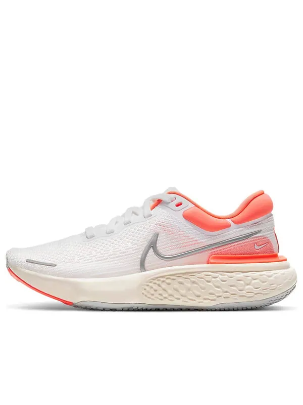 Кроссовки zoomx invincible run flyknit Nike — изображение 1 из 4, белый/оранжевый