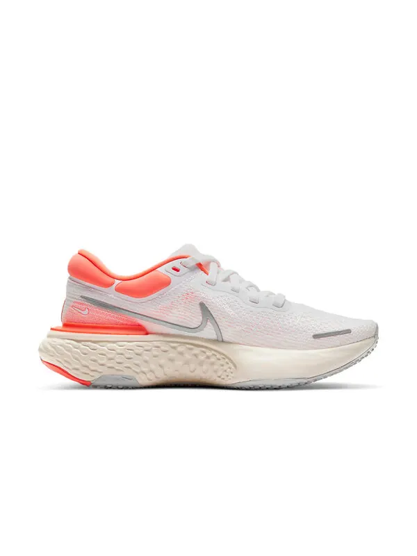 Кроссовки zoomx invincible run flyknit Nike — изображение 2 из 4, белый/оранжевый