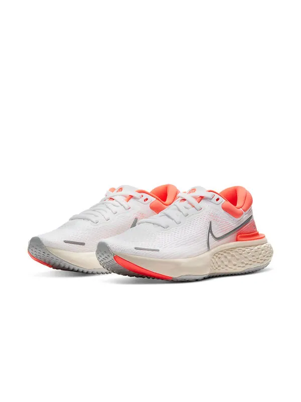 Кроссовки zoomx invincible run flyknit Nike — изображение 3 из 4, белый/оранжевый
