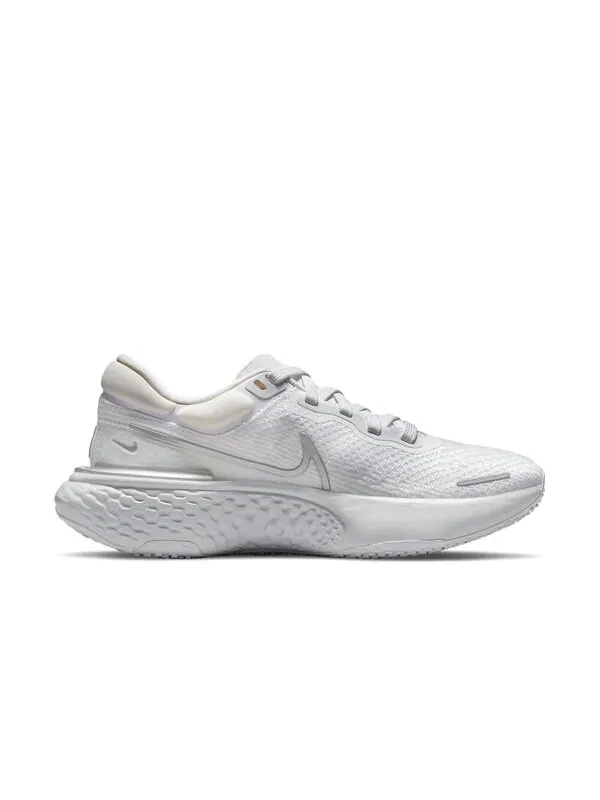 Кроссовки zoomx invincible run flyknit Nike — изображение 2 из 4, белый/серебристый