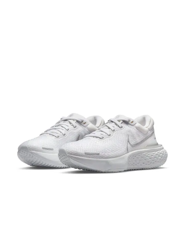 Кроссовки zoomx invincible run flyknit Nike — изображение 3 из 4, белый/серебристый