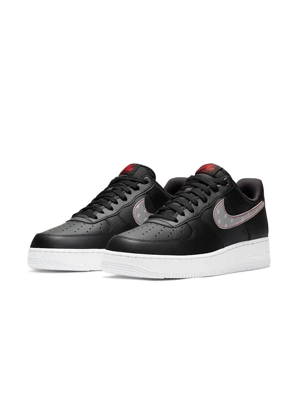 Кроссовки x 3m air force 1 '07 'anthracite' Nike — изображение 3 из 4, черный