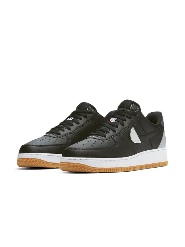 Кроссовки x nba air force 1 '07 lv8 'black wolf grey' Nike — изображение 3 из 4, черный