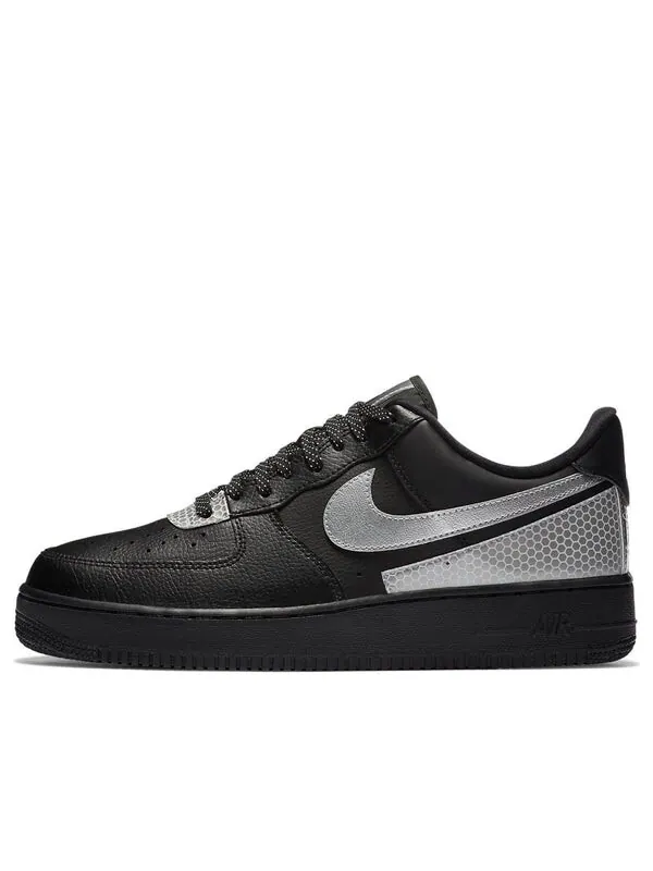 Кроссовки x 3m air force 1 '07 lv8 'black' Nike — изображение 1 из 4, черный/серебристый