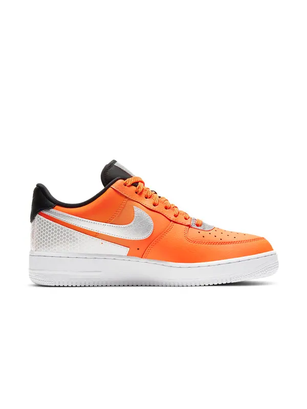 Кроссовки x 3m air force 1 '07 se 'total orange' Nike — изображение 2 из 4, белый/оранжевый