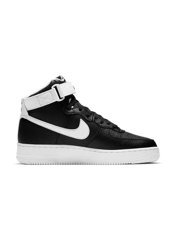 Кроссовки air force 1 '07 high 'black white' Nike — изображение 2 из 4, черный