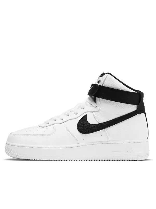 Кроссовки air force 1 '07 high 'white black' Nike — изображение 1 из 4, белый/черный