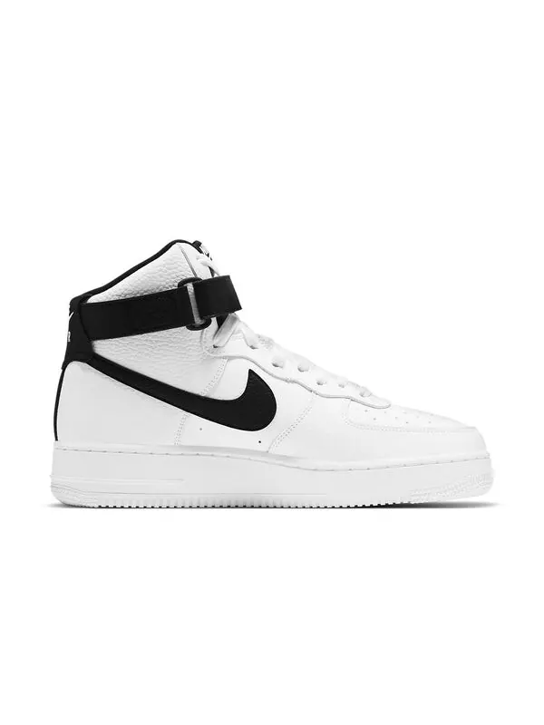 Кроссовки air force 1 '07 high 'white black' Nike — изображение 2 из 4, белый/черный