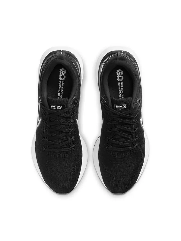 Кроссовки react infinity run flyknit 2 Nike — изображение 4 из 4, черный/белый/серый