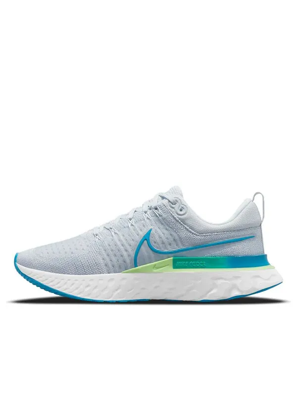 Кроссовки react infinity run flyknit 2 Nike — изображение 1 из 4, серый/синий