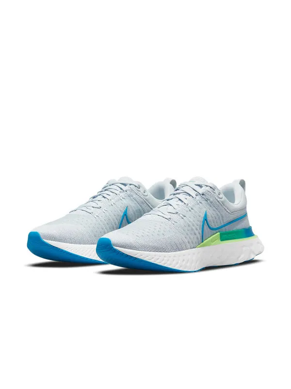 Кроссовки react infinity run flyknit 2 Nike — изображение 3 из 4, серый/синий