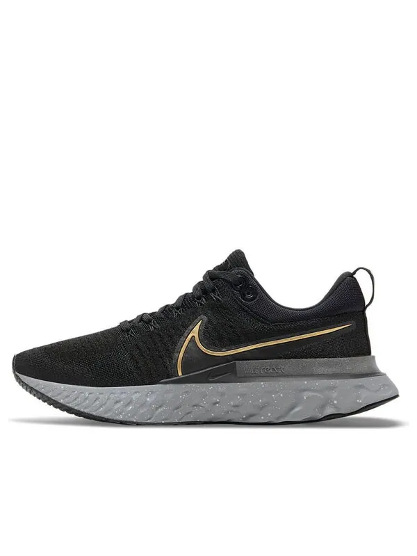 Кроссовки react infinity run flyknit 2 Nike — изображение 1 из 4, черный/серый/коричневый