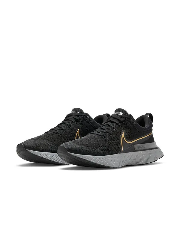 Кроссовки react infinity run flyknit 2 Nike — изображение 3 из 4, черный/серый/коричневый
