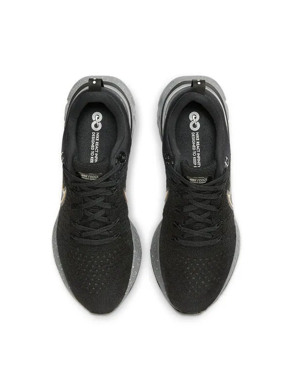 Кроссовки react infinity run flyknit 2 Nike — изображение 4 из 4, черный/серый/коричневый