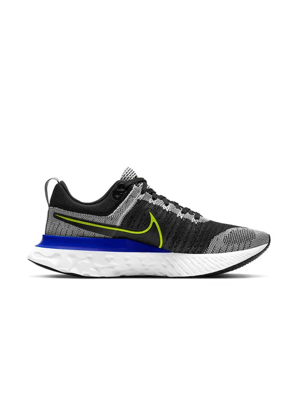 Кроссовки react infinity run flyknit 2 Nike — изображение 2 из 4, белый/-черный-синий