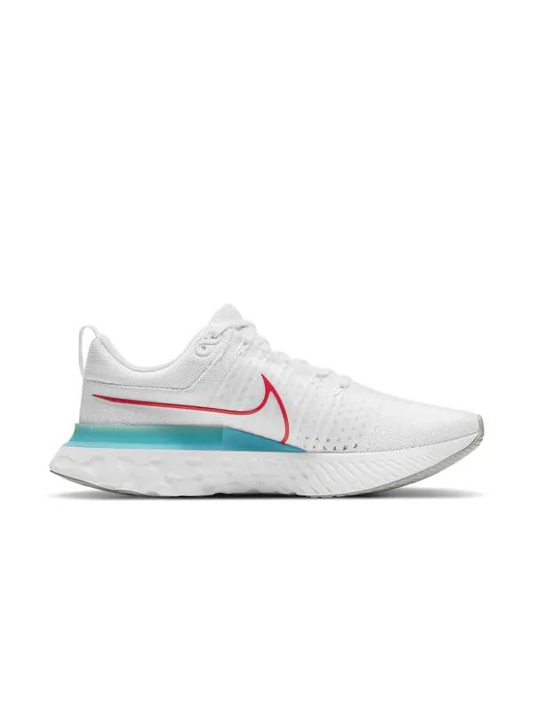 Кроссовки react infinity run flyknit 2 Nike — изображение 2 из 4, белый///красный