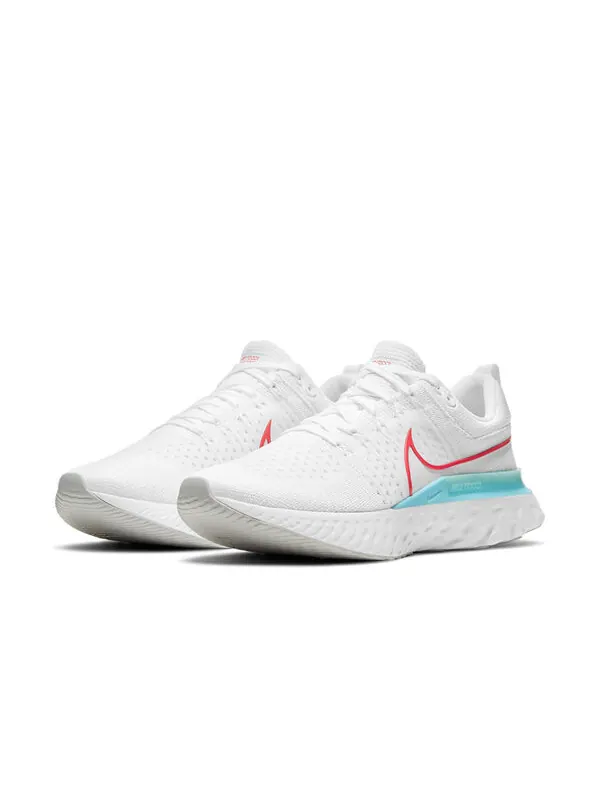 Кроссовки react infinity run flyknit 2 Nike — изображение 3 из 4, белый///красный