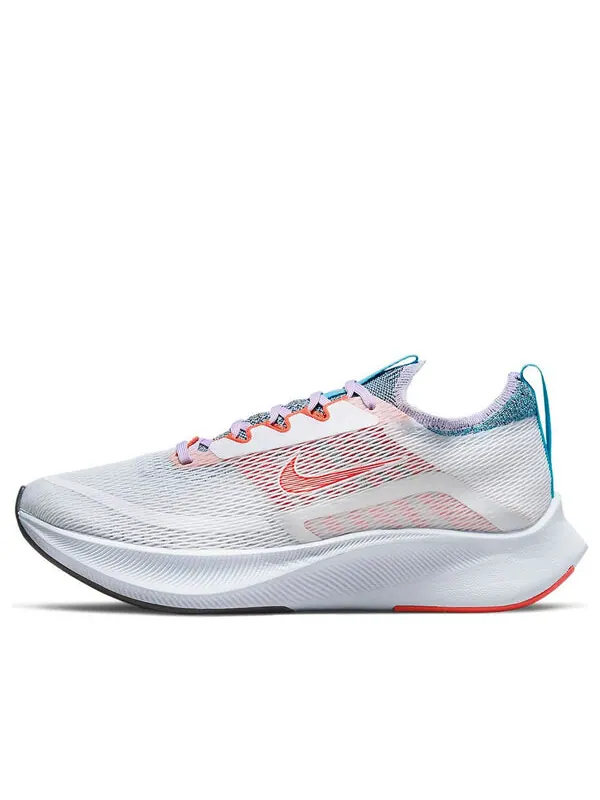 Кроссовки zoom fly 4 Nike — изображение 1 из 4, белый/фиолетовый