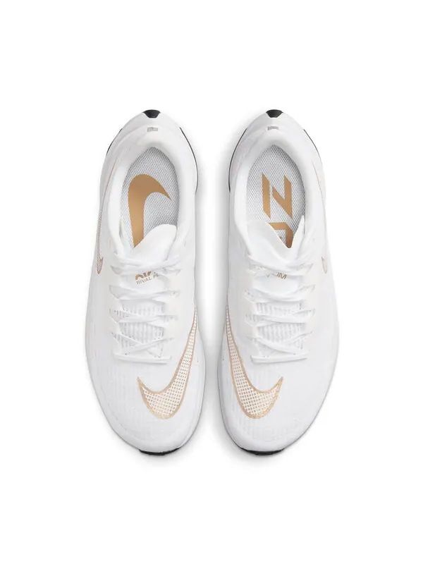Кроссовки air zoom rival fly 3 Nike — изображение 4 из 4, белый/золотистый