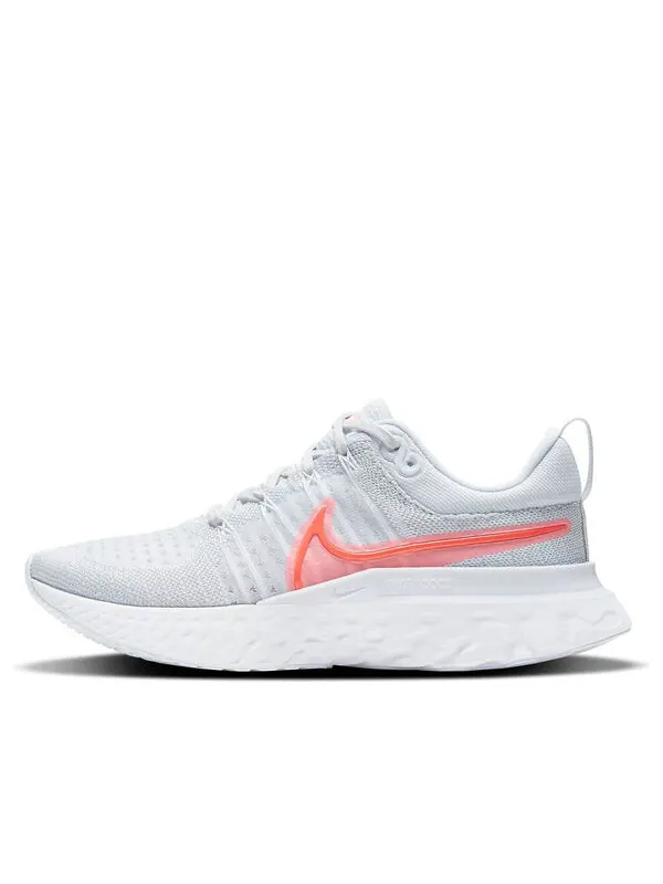 Кроссовки react infinity run flyknit 2 Nike — изображение 1 из 4, серебристый/оранжевый