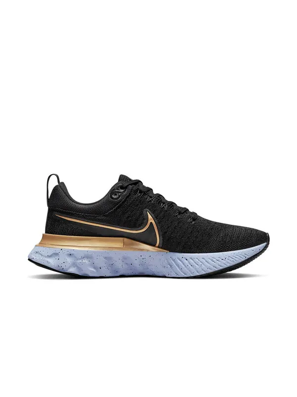 Кроссовки react infinity run flyknit 2 Nike — изображение 2 из 4, черный/коричневый