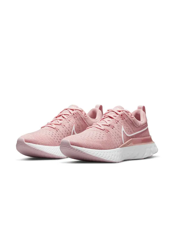 Кроссовки react infinity run flyknit 2 Nike — изображение 3 из 4, розовый