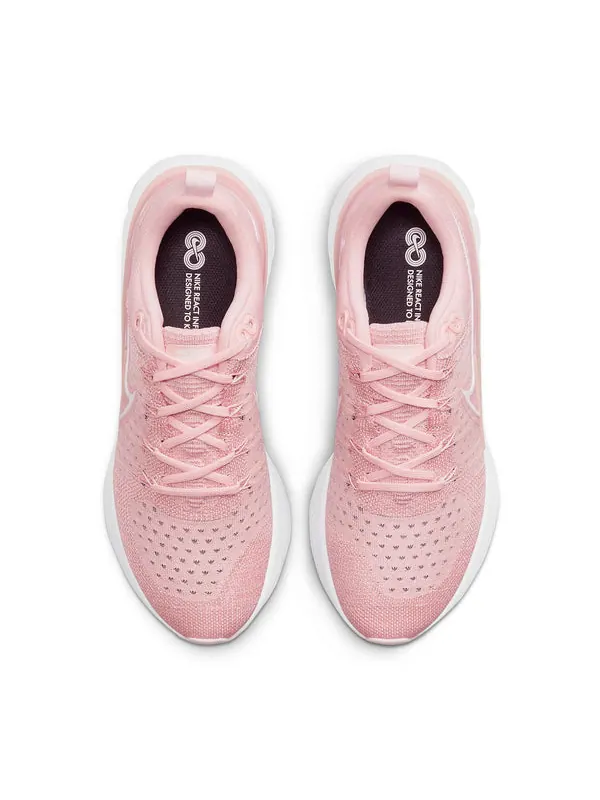 Кроссовки react infinity run flyknit 2 Nike — изображение 4 из 4, розовый