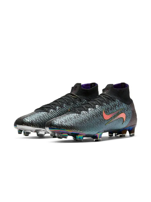 Кроссовки kylian mbapp x mercurial superfly 7 elite fg Nike — изображение 4 из 4, серый