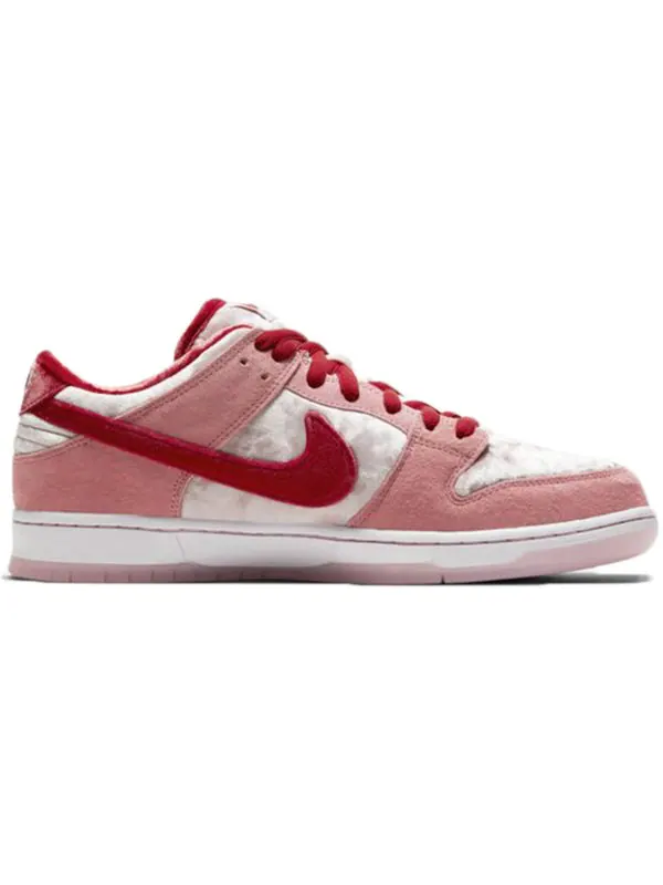 Кроссовки x strangelove sb dunk low 'valentine's day' Nike — изображение 2 из 4, розовый/красный/синий