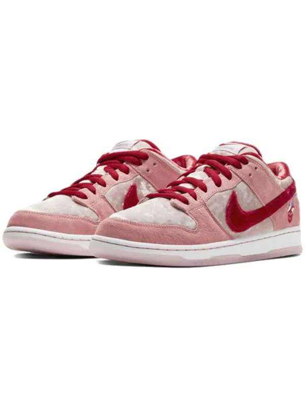 Кроссовки x strangelove sb dunk low 'valentine's day' Nike — изображение 3 из 4, розовый/красный/синий