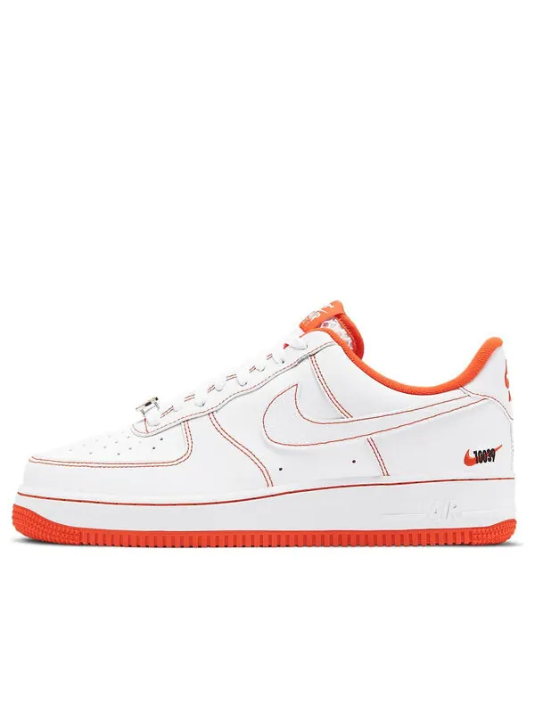 Кроссовки air force 1 низкие Nike — изображение 1 из 4, белый/оранжевый/черный