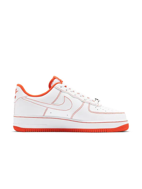 Кроссовки air force 1 низкие Nike — изображение 2 из 4, белый/оранжевый/черный