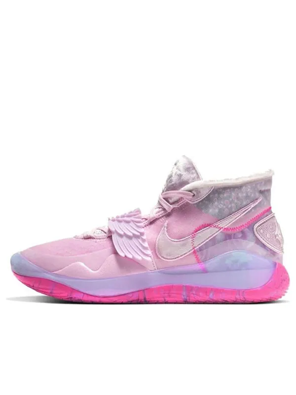 Кроссовки кд 12 Nike — изображение 1 из 4, розовый