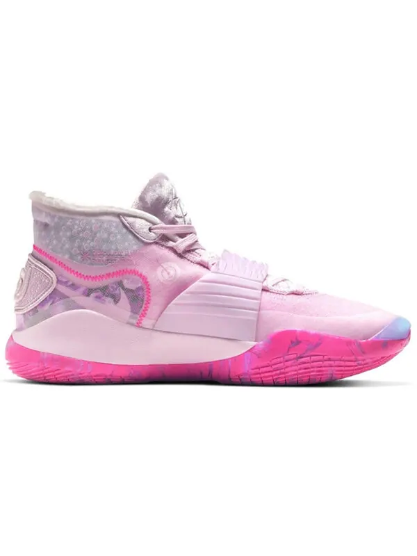 Кроссовки кд 12 Nike — изображение 2 из 4, розовый