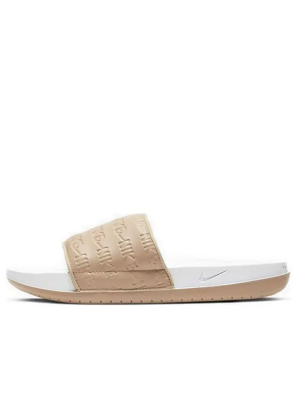 Тапочки offcourt slide se3 'white vachetta tan' Nike