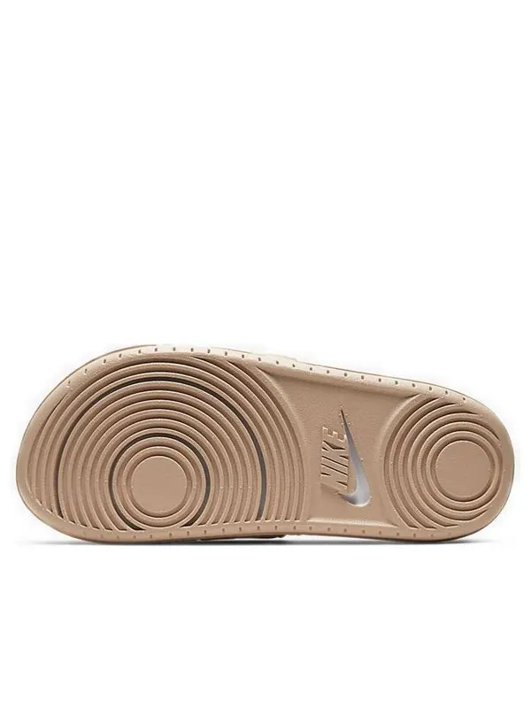 Тапочки offcourt slide se3 'white vachetta tan' Nike — изображение 4 из 4, белый/коричневый